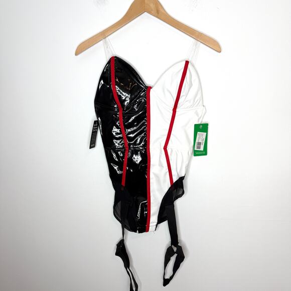 Tipsy Elves Cruella De Ville Dalmatian Diva Halloween Costume Size Small New - Picture 3 of 12